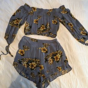 Floral Two Piece Set